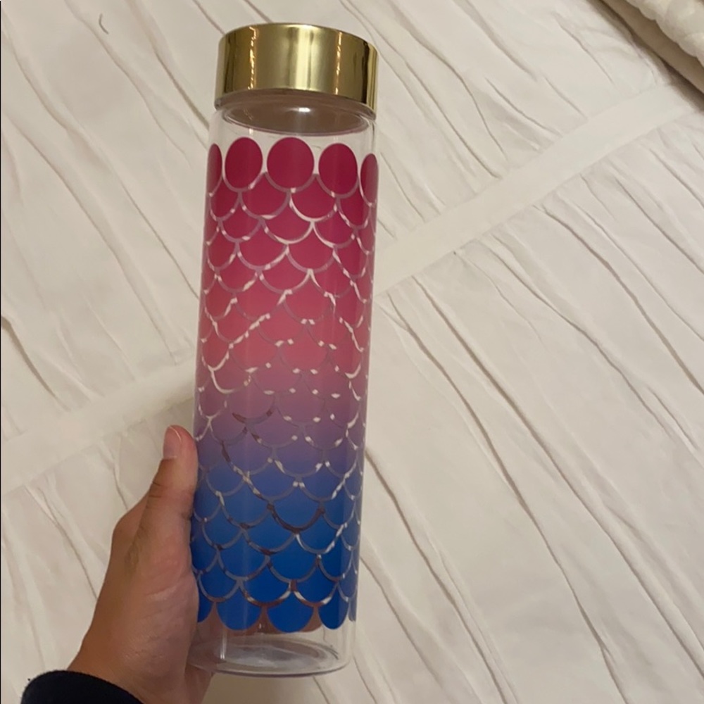Mermaid Glass Water Bottle!